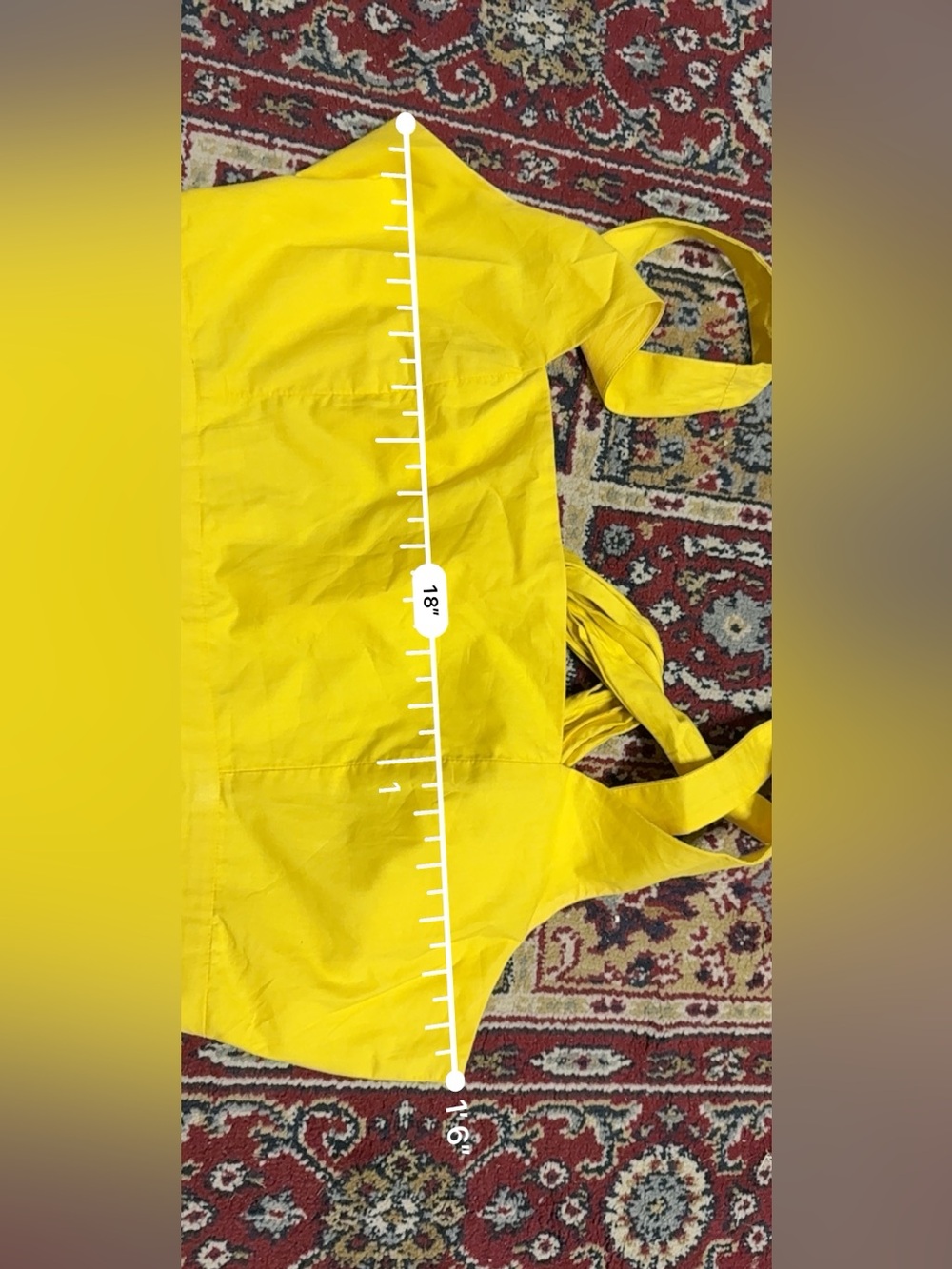 Anthropologie Corey Lynn Calter Yellow Cut-Out-Back Dress size S - Picture 6 of 6